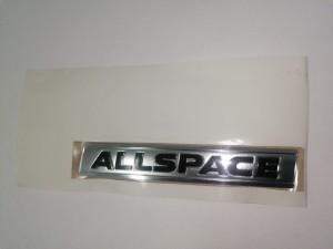 Napis ALLSPACE na tylną klapę VW Tiguan Allspace