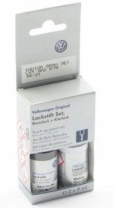 Lakier na zaprawki VAG OE LR7H szary matalik