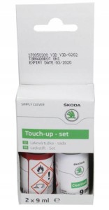 LAKIER W SZTYFCIE NA ZAPRAWKI LY3D czerwony VAG