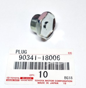 TOYOTA KOREK  SPUSTOWY OLEJU SKRZYNI BIEGÓW